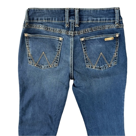 Wrangler Retro Mae Denim Mid Rise Bootcut Western Cowgirl Jeans Size 5/6 - Picture 5 of 8